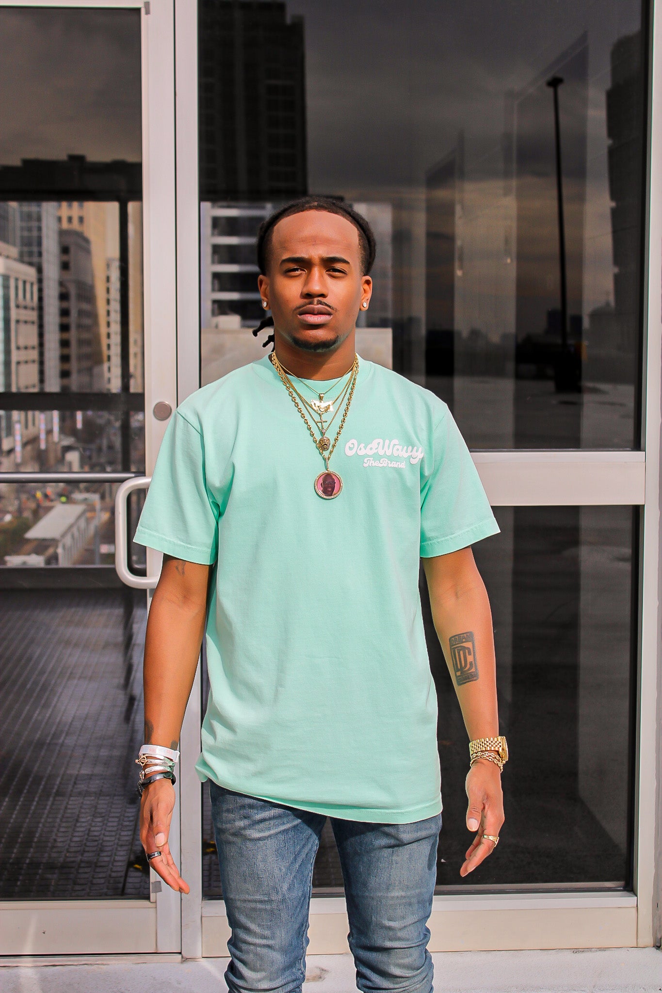 Teal Blue 10 Commandments Tee