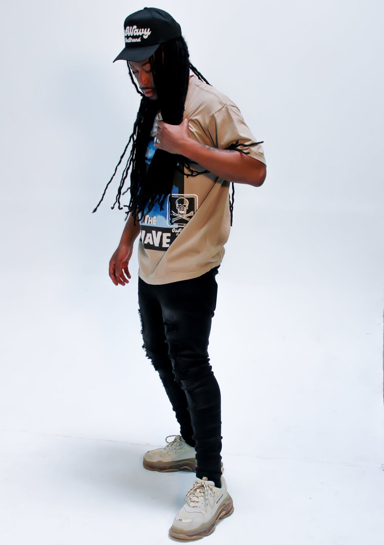 Cream Beware Of The Wave Tee